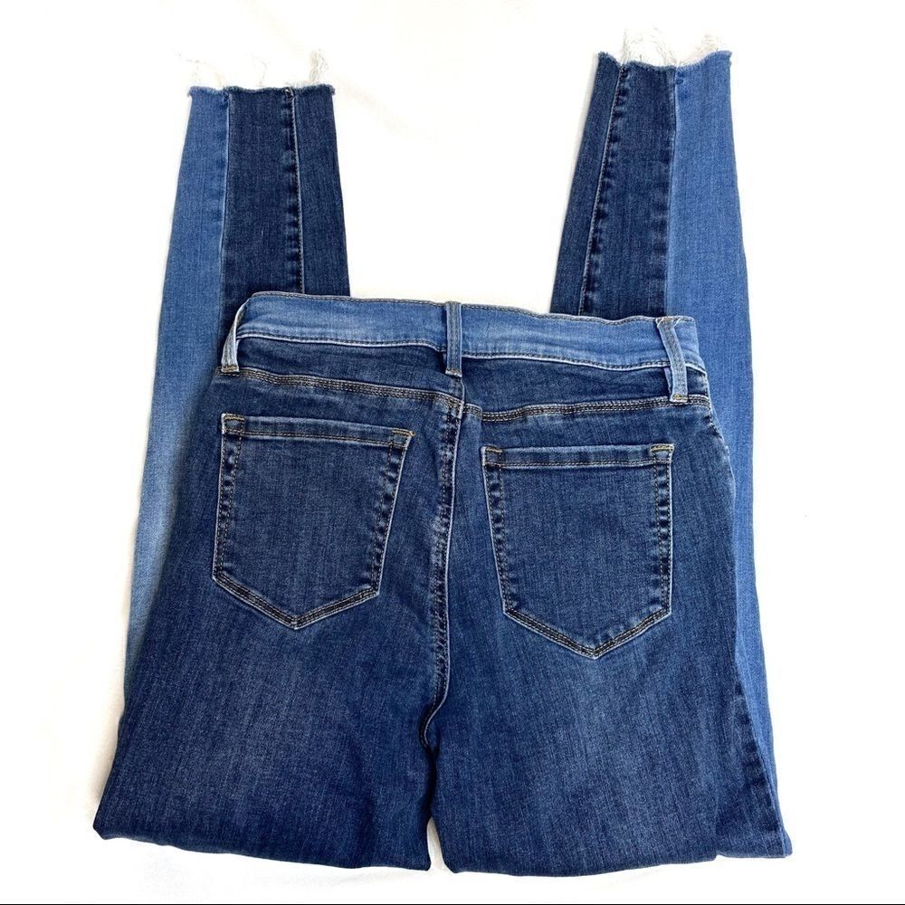 PacSun color block high rise jegging with raw hem size 25 - Picture 11 of 14